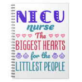 NICU Zuurste Grootste Harten voor Littlest Mensen Notitieboek (Voorkant)
