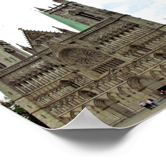 Nidaros Cathedral Trondheim Norway Poster (Hoek)