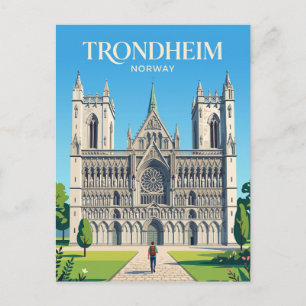 Nidaros-domkerk Noorwegen Briefkaart