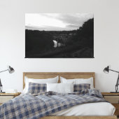 Nidd-kloof bij schemering canvas afdruk (Insitu (Slaapkamer))