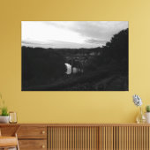Nidd-kloof bij schemering canvas afdruk (Insitu (Woonkamer))