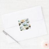 Nidos y pajaritos - Pegatina cuadrada Vierkante Sticker (Envelop)