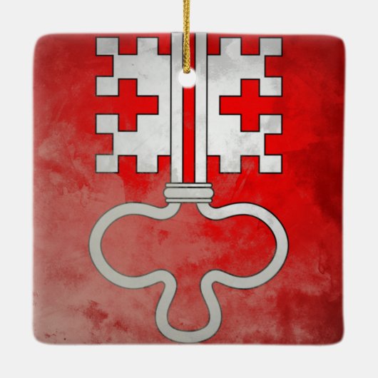 Nidwalden Keramisch Ornament (Achterkant)