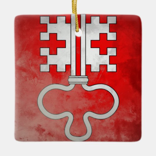 Nidwalden Keramisch Ornament (Voorkant)