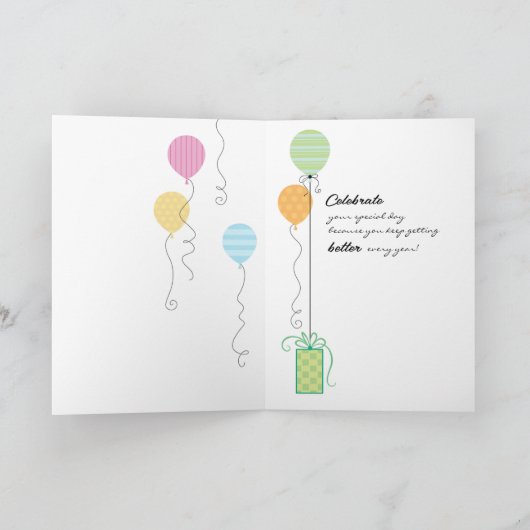 Niece 13th Birthday Cake with Number Candles Kaart (Binnen)