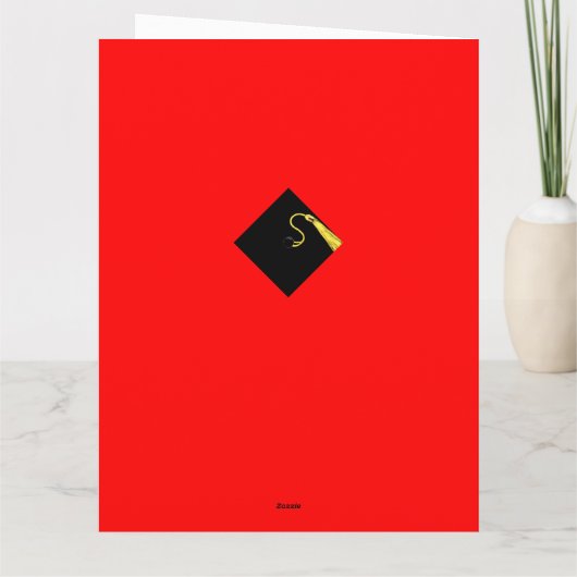 Niece Afstuderen 2025 Kaart (Achterkant)