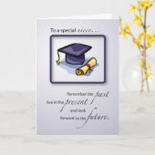 Niece, Afstuderen Gefeliciteerd, ik herinner de Pa Kaart (Gele Bloem)