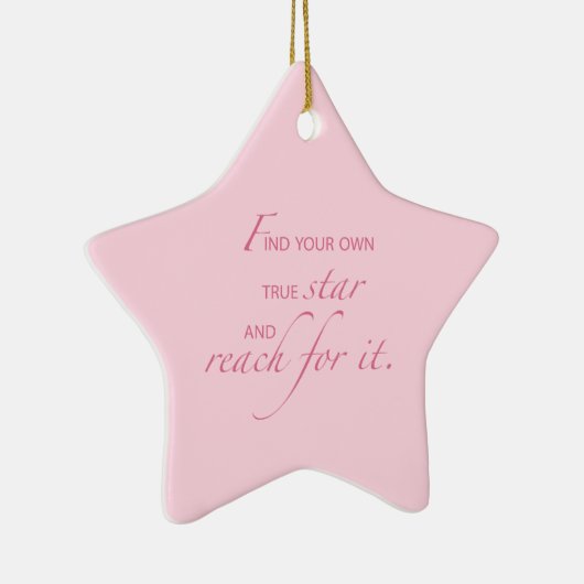 Niece Afstuderen Star, Custom Gift Keramisch Ornament (Rechts)