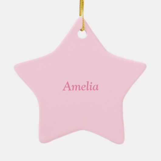 Niece Afstuderen Star, Custom Gift Keramisch Ornament (Achterkant)