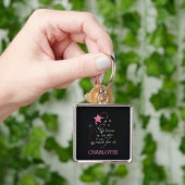 Niece Afstuderen Star, Custom Gift Sleutelhanger (Hand)