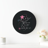 Niece Afstuderen Star, Gift, Custom Round Gifts Grote Klok (Huis)