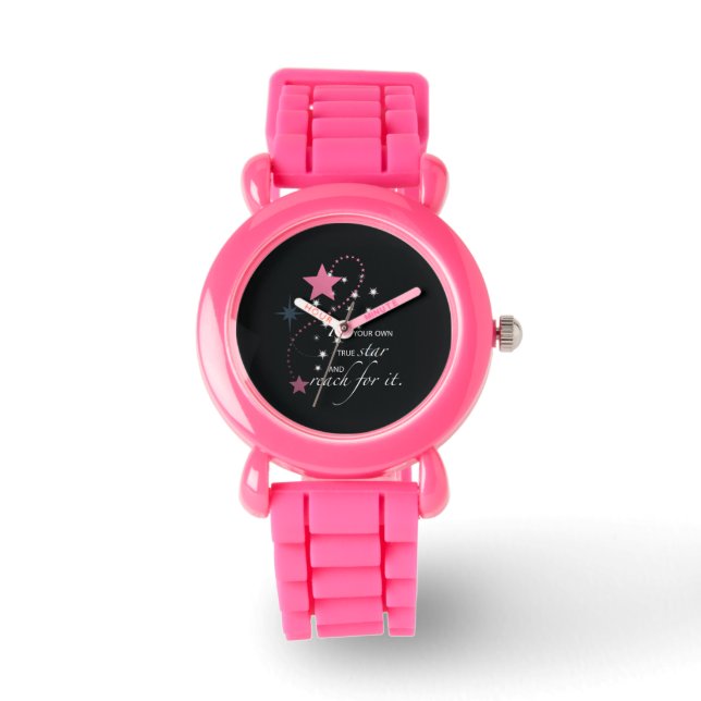 Niece Afstuderen Star, Gift, Custom Round Gifts Horloge (Voorkant)