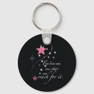 Niece Afstuderen Star, Gift, Custom Round Gifts Sleutelhanger