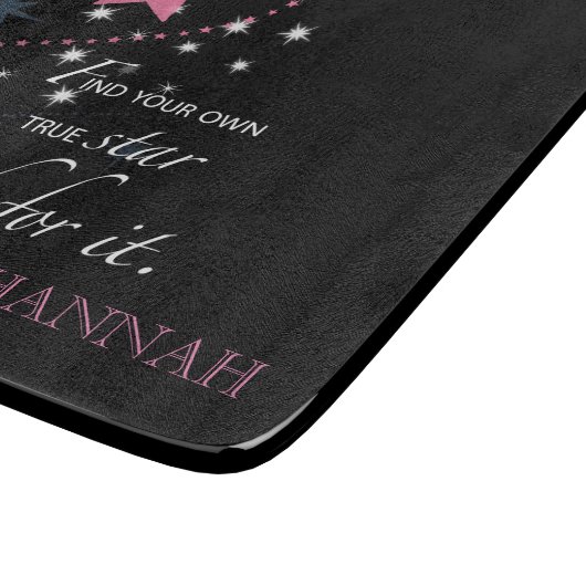 Niece Afstuderen Star, Gift, Cutting Board Snijplank (Hoek)