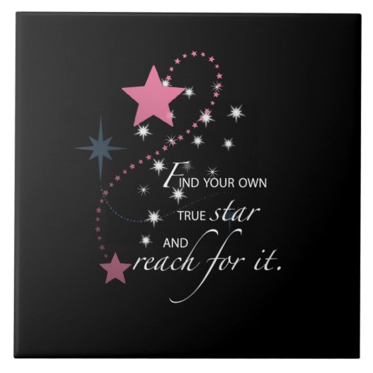 Niece Afstuderen Star, Gift, Tegel Tegeltje (Voorkant)