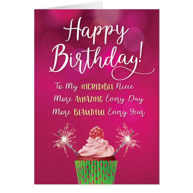 Niece Bday Meer ongelooflijk en verbluffend elk ja (Voorkant)