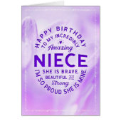 Niece Birthday, je bent een zegen (Voorkant)