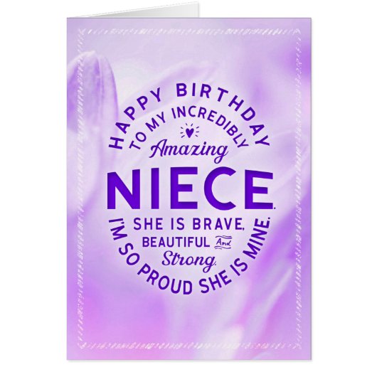 Niece Birthday, je bent een zegen (Voorkant)