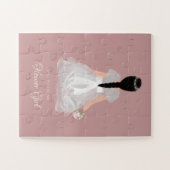 Niece Bloemenmeisje Junior Bruidsmeisje Sweet Prop Legpuzzel (Horizontaal)