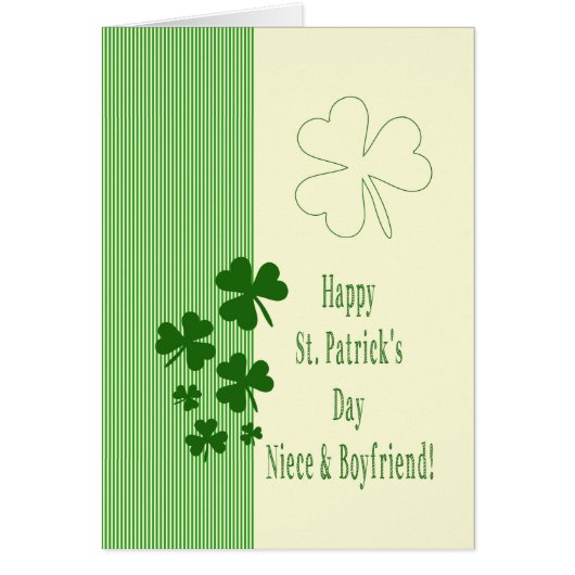 Niece & Boyvriend Happy St. Patrick's Day (Voorkant)