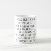 Niece cadeau grappig niece cadeau koffiemok (Center)