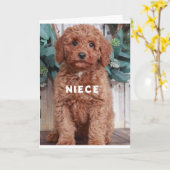 !** "NIECE** EEN SPECIALE NIEKENNIS OP HAAR SPECIA KAART (Gele Bloem)