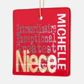 Niece Extraordinaire CUSTOM Keramisch Ornament (Links)