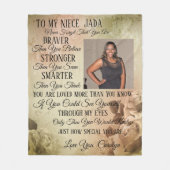 Niece Fleece Deken (Voorkant)