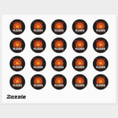 Niece Is A Warrior Leukemie Kanker Bewustzijn Ronde Sticker (Vel)