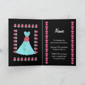 NIECE Junior bruidsmeisje BEDANKT - Blauwe jurk (Binnen)