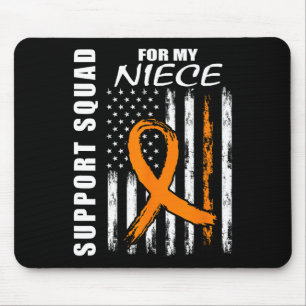 Niece Multiple Sclerose Awareness USA Flag Support Muismat
