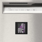 Niece of a Warrior Epilepsy Paars Ribbon Support Magneet (Insitu (Vaatwasser))