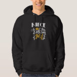 Niece of the Birthday Daughter Girl Matching Famil Hoodie<br><div class="desc">Nichtje van de verjaardag Dochter Meisje Matching Family Bday</div>
