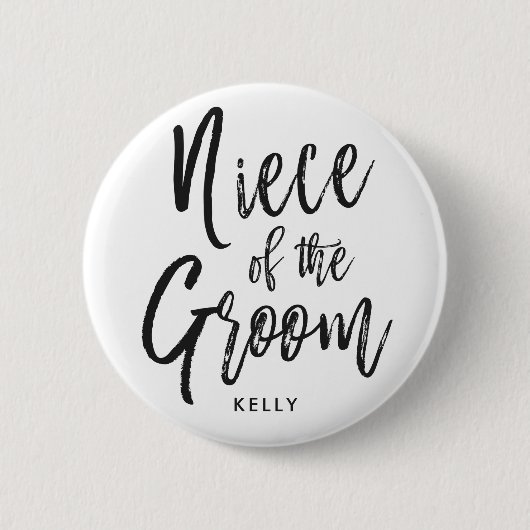 Niece of the Groom | Button voor weddenschappen me (Voorkant)