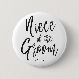 Niece of the Groom Button voor weddenschappen me