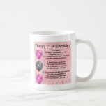 Niece Poem - 21st Birthday Koffiemok<br><div class="desc">Een groot cadeau voor een nichtje op haar 21ste verjaardag</div>