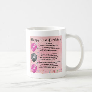 Niece Poem - 21st Birthday Koffiemok