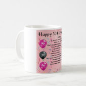 Niece Poem - 30th Birthday Koffiemok (Voorkant links)