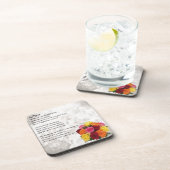 Niece Poem - Flowers Bier Onderzetter (Rechterzijde)