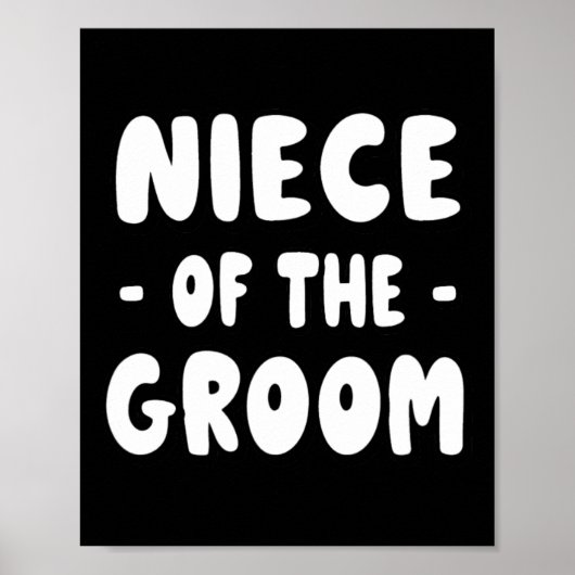 Niece van de Bruidegom - Retro 70s Poster (Voorkant)