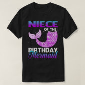 NIECE van The Birthday Mermaid Shirt Matching Part (Design voorkant)
