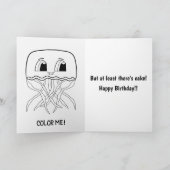 Niece Verjaardag Kaart - Schattigee kwal (Binnen)