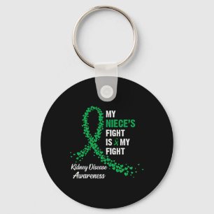 Niece's Fight My Kidney Disease Awareness Sleutelhanger