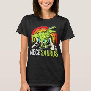 Niecesaurus dinosaurus T rex nicht saurus matching T-shirt