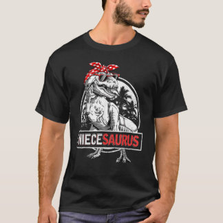 Niecesaurus Rex Dinosaurus Nicht Saurus Moeder Fam T-shirt