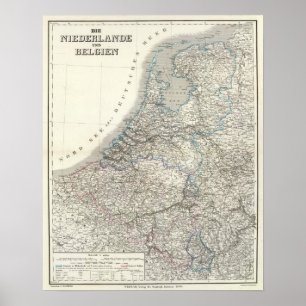 Niederlande, België - Nederland, België Poster