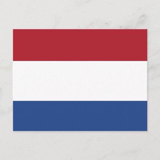 Niederlande Flagge Briefkaart (Voorkant)