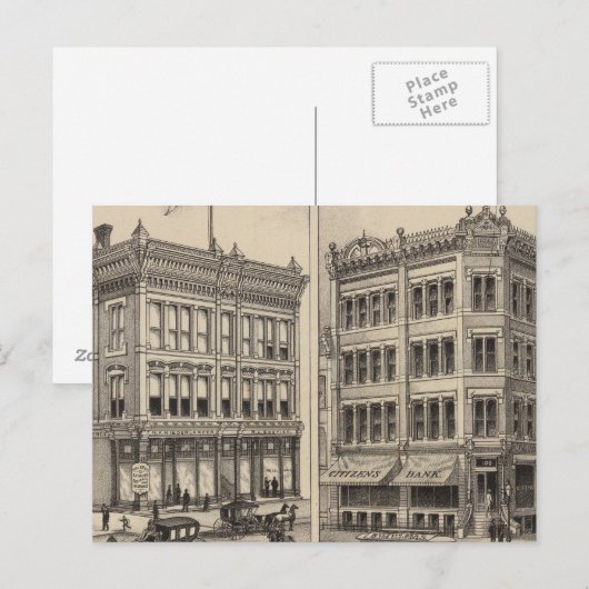 Niederlander and Citizens Bank, Wichita, Kansas Briefkaart (Voorkant / Achterkant)