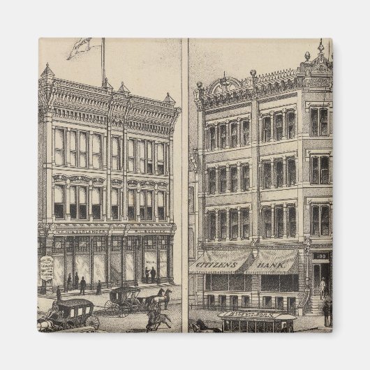 Niederlander and Citizens Bank, Wichita, Kansas Magneet (Voorkant)