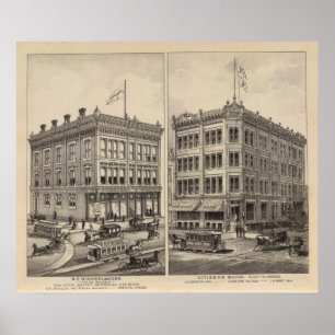 Niederlander and Citizens Bank, Wichita, Kansas Poster
